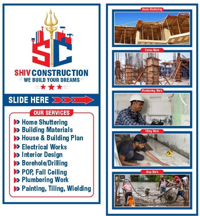 Shiv Construction Work Poster and Services